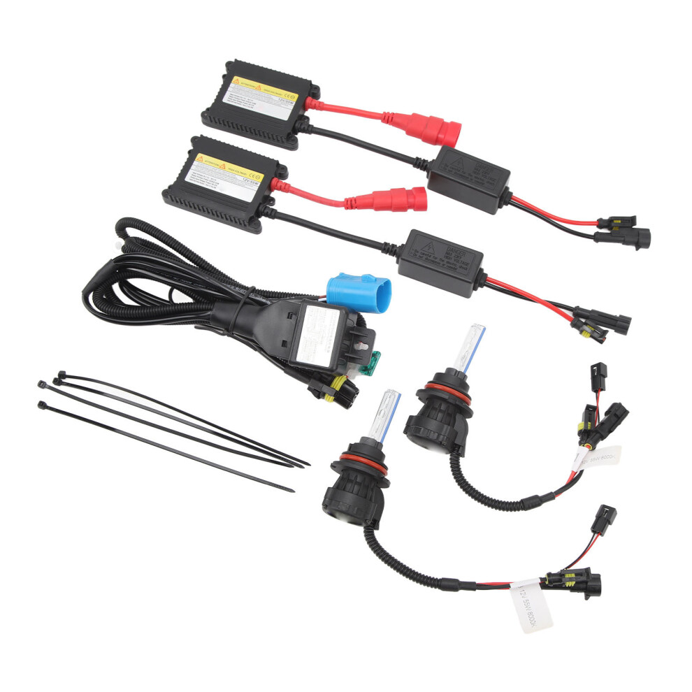 Dc12v 55W Xenon Hid Bulb Kit 5500Lm 8000K For 9007 Car Headlight 8491352243993