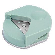 Mini Corner Rounder Paper Punch R4 Fillet Cutter, DIY Craft Paper Trimmer, Card Photo Corner Cutter, Green