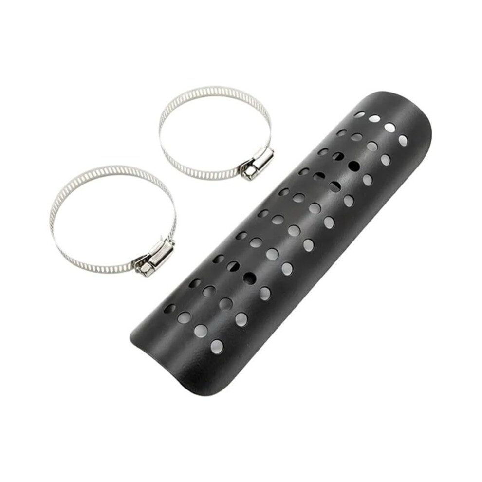 Exhaust Muffler Pipe Heat Shield Guard Cover Universal 27Cm For Motorcycle Modification Black 9016109268259