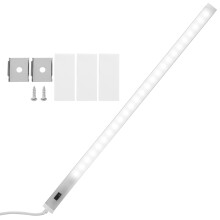Led Wandlampe Mit Sensorleiste Für Schrank Treppe 30Cm Weiß