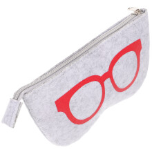 Tassel Sonnenbrille Reißverschlussbeutel Kreatives Brillenetui Pink