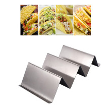 Food Grade Stainless Steel Stand With Handle For 2-3 Grid Bowl Holder Rack Kids And Adults Home And Restaurant