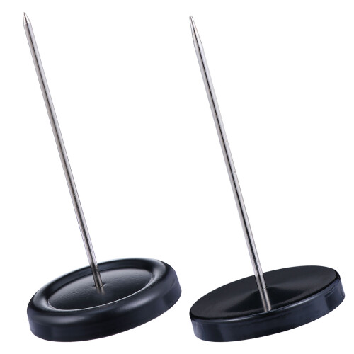 2 Memo Halter Metall Rechnungshalter Stick