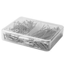 150 Stk Stahl T‐Förmige Nadeln Für Perücken Stricken Modellbau 38/51 Mm