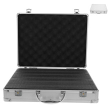 1X Boîte Aluminium Rigide Argent Organisateur Outils Homme