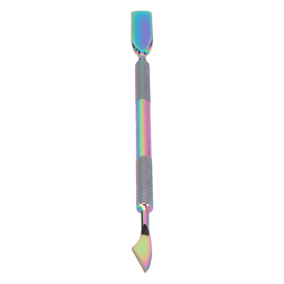 Stainless Steel Double Ended Nail Bevel Cuticle Pusher Manicure Tool