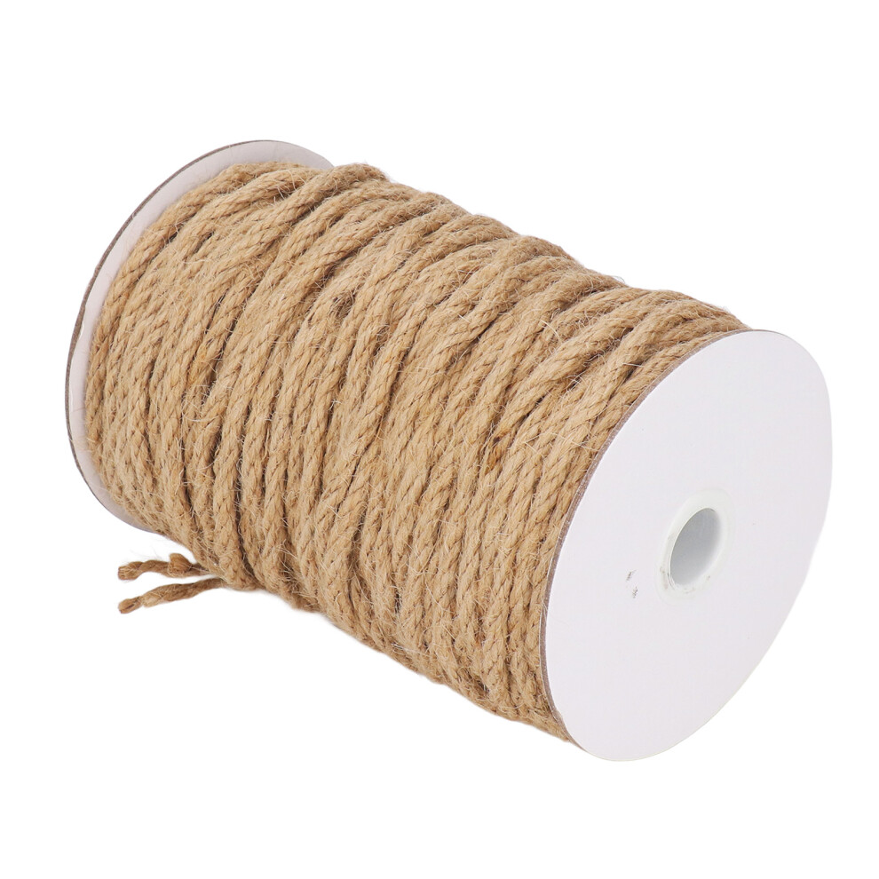 Durable 50M 5Mm Jute Twine Rope For Home Decoration And Diy Projects 7891352244739