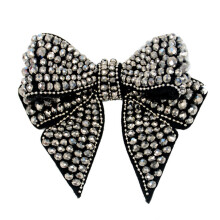 1Stk Abnehmbarer Bowknot Schmuck Aus Stoff Mit Perlen Für Schuhe