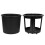 1Seau Plastique Noir Polyvalent Résistant Pour Plantes 11