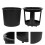 1Seau Plastique Noir Polyvalent Résistant Pour Plantes 10