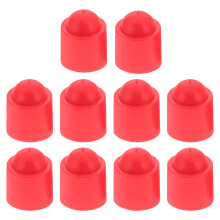 10St Rubber Bumper Pool Stick Beschermers Rood Voor Duurzame Cue Tips