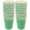 50Stk St Patricks Day Pappbecher Papierteebecher 5