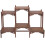 Holz Teebecherhalter Becherhalter Kaffeetasse Aufbewahrung Display 10