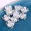 20 Strass Perlen Haarschmuck Brosche Flache Rückseite 5