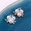 20 Strass Perlen Haarschmuck Brosche Flache Rückseite 8