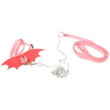 Laisse Rose Pour Petite Tortue Ajustable