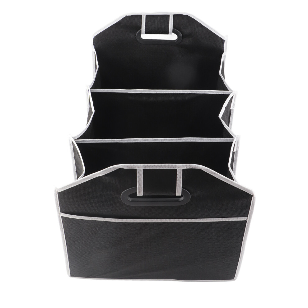 Foldable Car Trunk Organizer Cargo Storage Bag Non-Woven Fabric With Reinforced Handles 7641352248486