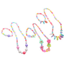3 Sets Harz Blumen Halskette Und Armband Für Kinder