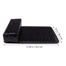 1 Set Maniküre Handauflage Pu Leder Schwarz