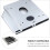 2.5 Festplattenadapter Für Laptop Optisches 10
