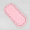 Base De Sac Forme Ovale Rose PU Pour Accessoires Et DIY 5