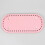 Base De Sac Forme Ovale Rose PU Pour Accessoires Et DIY 7