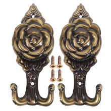 2Stk. Vorhangschlaufe -Design, Blumenförmige Halterung