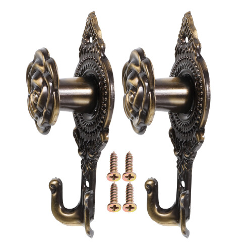 2Stk. Vorhangschlaufe -Design, Blumenförmige Halterung 2