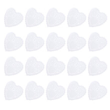 200 Stk 5,5 Zoll Herzform Doilies Für Kuchen Und Desserts
