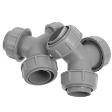 2Stück Y-förmiger Ablaufrohradapter 3- PVC Für Geschirrspüler