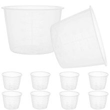 10Stück Transparenter Reismessbecher Kunststoff Für Reiskocher
