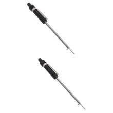 Brake Pad Thickness Gauge Pen 2pcs, Pen-Style Measurement Tool For Brake Pad And Tire Tread Depth, Silver
