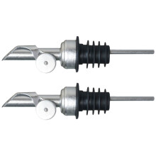 2Stk. Flaschenausgießer Für Wein Essig Mit Verschlusskappe