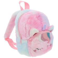 Unicorn Style Plüsch Schulranzen Für , Cartoon Rucksack
