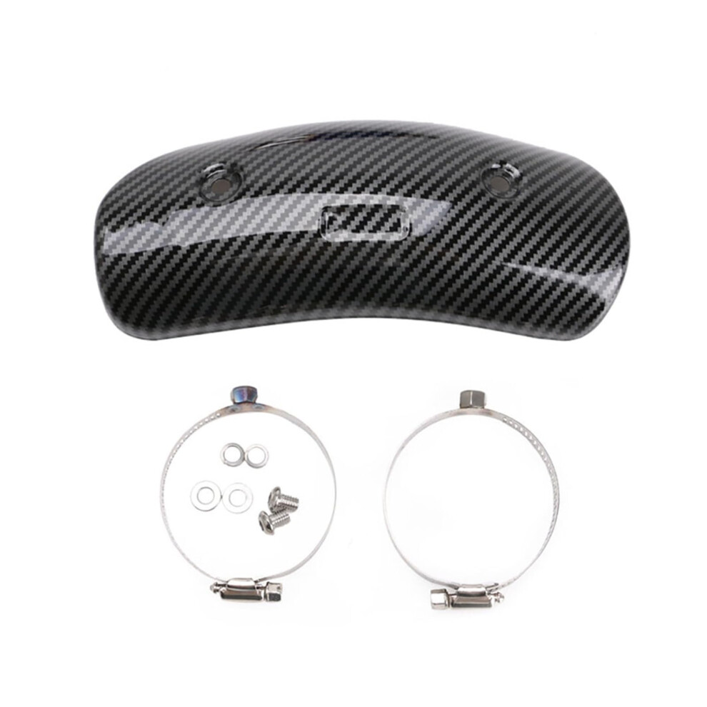 Motorbike Exhaust Insulation Cover Universal Fit Motorcycle Exhaust Muffler Pipe Heat Shield Leg Protector Guard 9393856170289