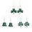 3 Paar Vrouwen Oorbellen St Patrick's Day 3