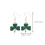 3 Paar Vrouwen Oorbellen St Patrick's Day 9