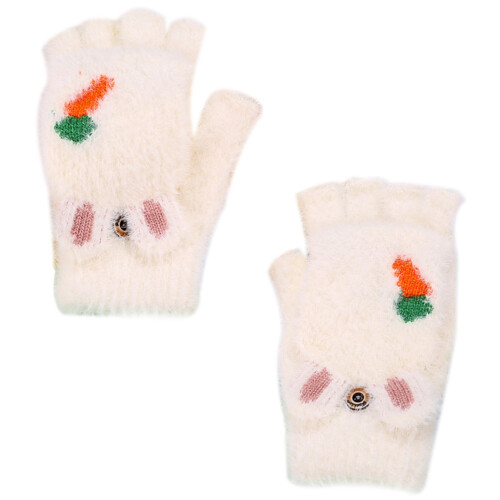 Paar Cartoon Karotten , Winterhandschuhe 2