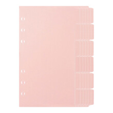 6 Blatt Schnellhefter Trenner 6-Loch Loseblatt Dokumenten Index
