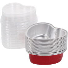 20Stk Transparente Herzförmige Tortenbox Bäckerei Verpackung
