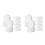 20Pièces Formes Cylindriques En Mousse Blanches Pour DIY 5