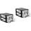 2Pcs Double Layer Plastic Drawer Closet Storage Cabinet Organizer 9