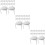 150Pcs White Plastic Pizza Holding Tripod Rack for Restaurant Use 11