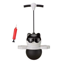 Jump Pogo Ball With Handle Bouncing Ball For Workout And Body Training Black
