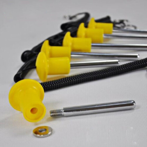 Weight Stack Pin For Strength Training Equipment 10x100 Model With Pull Rope Compatible With Weight Stack Machines 2