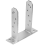 Heavy Duty Galvanised Bolt Down U Post Support Base Brackets 7