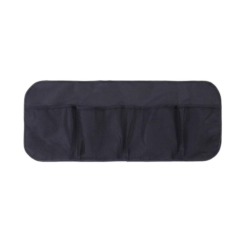Car Trunk Organizer Rear Seat Back Storage Bag With Hanging Nets Pockets, Universal Auto Interior Accessories, White 9016109297907