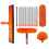 High Duster Long-Handle Spider Web Cleaner With Extension Pole Orange For Shelf Wall Window Cleaning 1