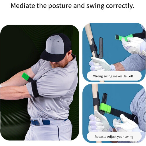 Adjustable Baseball Softball Swing Trainer Band For Batting Practice Strength And Hitting Techniques 1
