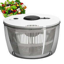 Vegetable Dryer Spinner 3L/5L Capacity Manual Quick Drainage Fruit And Vegetable Spinner For Cabbage Tomatoes Spinach